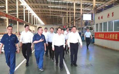 江西省委書記、省人大常委會主任易煉紅蒞臨長虹華意調(diào)研指導(dǎo)！
